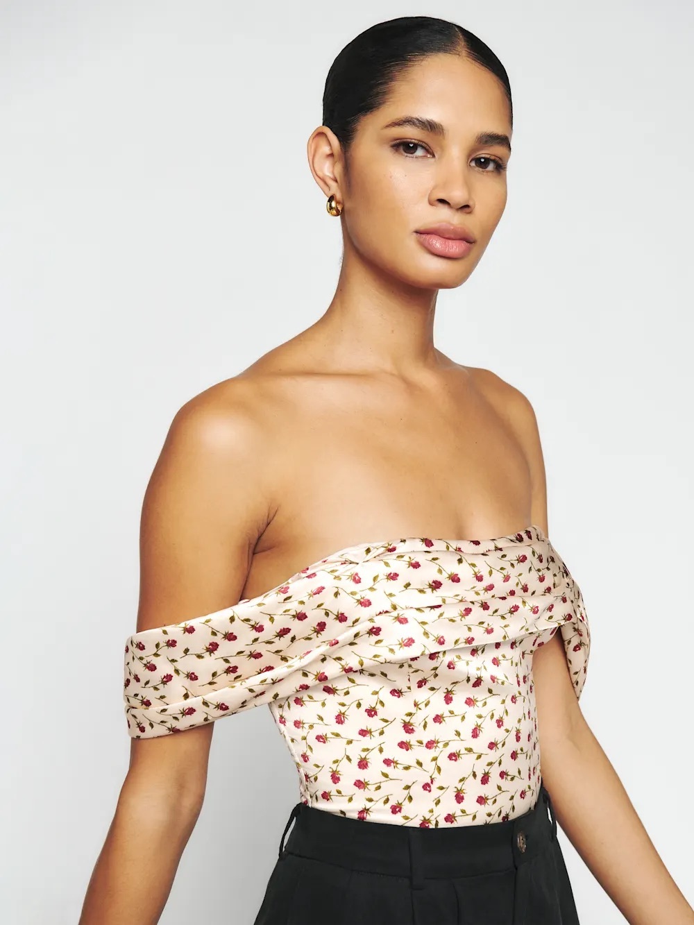 Reformation- Lux Silk Top, Madison